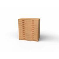 Papierschrank mit Schubkästen