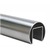 Edelstahl U-Profil Nutrohr (V2A/V4A)