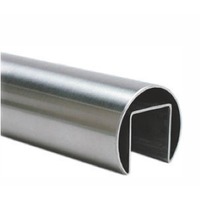 Edelstahl U-Profil Nutrohr (V2A/V4A)