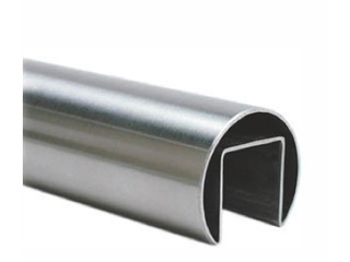 Edelstahl U-Profil Nutrohr (V2A/V4A)
