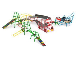 OXYGYM - Modulares Spielgeräte-Set 17-teilig