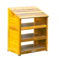 Oudoor-Regal mit geschlossenen Seiten