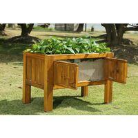 Outdoor-Pflanzkasten mit Wurzelfenster