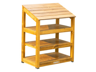 Outdoor-Regal mit offenen Seiten