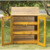 Outdoor-Schrank mit transparenten Türen