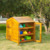 Outdoor-Schrank mit transparenten Türen