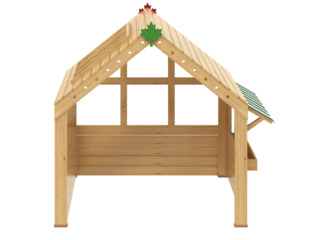 Outdoor-Spielhaus mit Markise