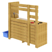 Outdoor-Spielküche mit Pumpe