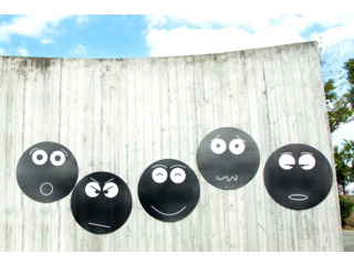 Outdoor-Spieltafel "Emotionen", 5er Set