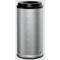 Papierkorb als Stand- oder Wandgerät aus Aluminium