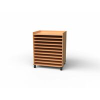 Papierschrank mit 10 Fächern