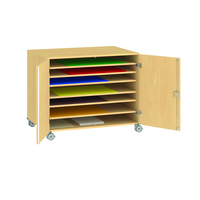 Papierwagen mit Rollen