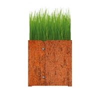 Pflanzengefäße phi.iron aus Cortenstahl