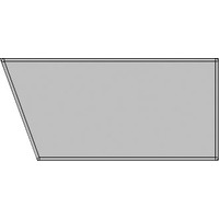 Polsterhocker Tetris, links angeschrägt