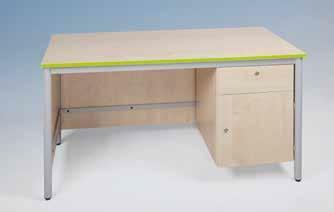 Lehrertisch mit Unterschrank und Schub