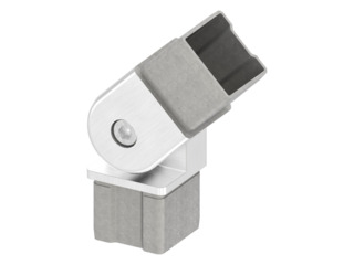 Quadratrohr-Verbinder, mit Gelenk, zum Stecken