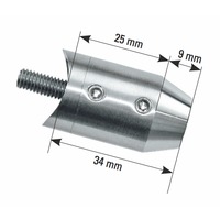 Querstabhalter zum Stoßen von vorne