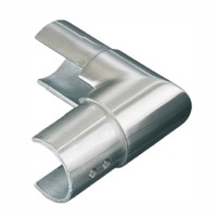 Rahmenecke 90° für rundes Nutrohr