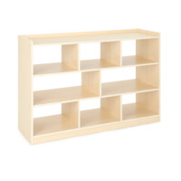 Raumteiler-Regal OWLAF gerade, 2 Böden