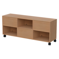 Raumteilerschrank mit Rollen B 152 cm - beidseitig nutzbar