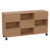 Raumteilerschrank mit Rollen B 152 cm - beidseitig nutzbar