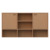 Raumteilerschrank mit Sockelnischen B 152 cm