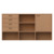 Raumteilerschrank mit Sockelnischen B 152 cm