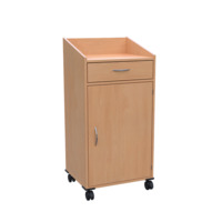 Rednerpult mit Rollen, Breite 60 cm