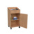 Rednerpult mit Rollen, Breite 60 cm