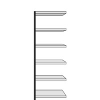 Regalfelder ohne Rückwände Stora 100