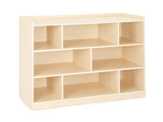 Regalschrank OWLAF mit Rückwand, 8 Fächer