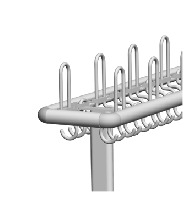 Sicherheitshaken 10mm Aluminium