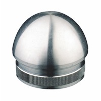 Rohrabschlussstopfen halbrund