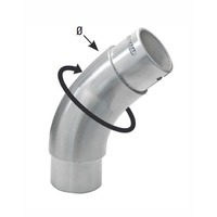 Rohrbogen stufenlos verstellbar, 360° drehbar