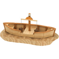 Sandspielanlage Boot