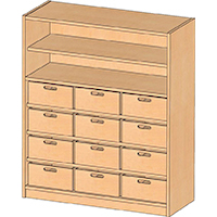 Schrank, Höhe 120, 160, 180 cm