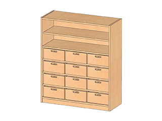 Schrank, Höhe 120, 160, 180 cm