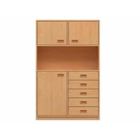 Schrankregale (BXH) 102x160 cm mit Tür/Schüben