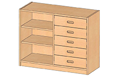 Schränke mit Massivholzschüben