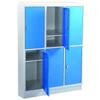 Schultaschenschrank Stahl, Fach HxT: 18/56 x 47 cm