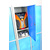 Schultaschenschrank Stahl, Fach HxT: 18/56 x 47 cm