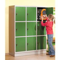 Schultaschenschrank Stahl, Fach HxT: 47x47 cm