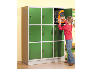 Schultaschenschrank Stahl, Fach HxT: 47x47 cm