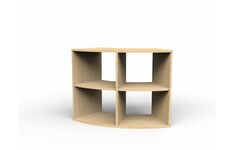 Sechstelkreisschränke