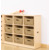 Seegras-Materialkörbe, 12-er Set