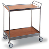 Servierwagen mit abnehmbarem Tablett