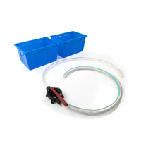 Set Pumpe mit Schlauch und 2 Kunststoffboxen