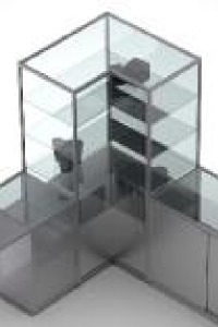 Thekenmodul LINK Ecksäule 90°