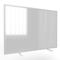 Sichtschutz als Tischaufsteller, doppelseitig mit Klettenstoffoberfläche