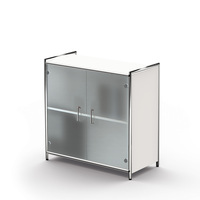 Sideboard Artline mit Glas-Vorbautüren